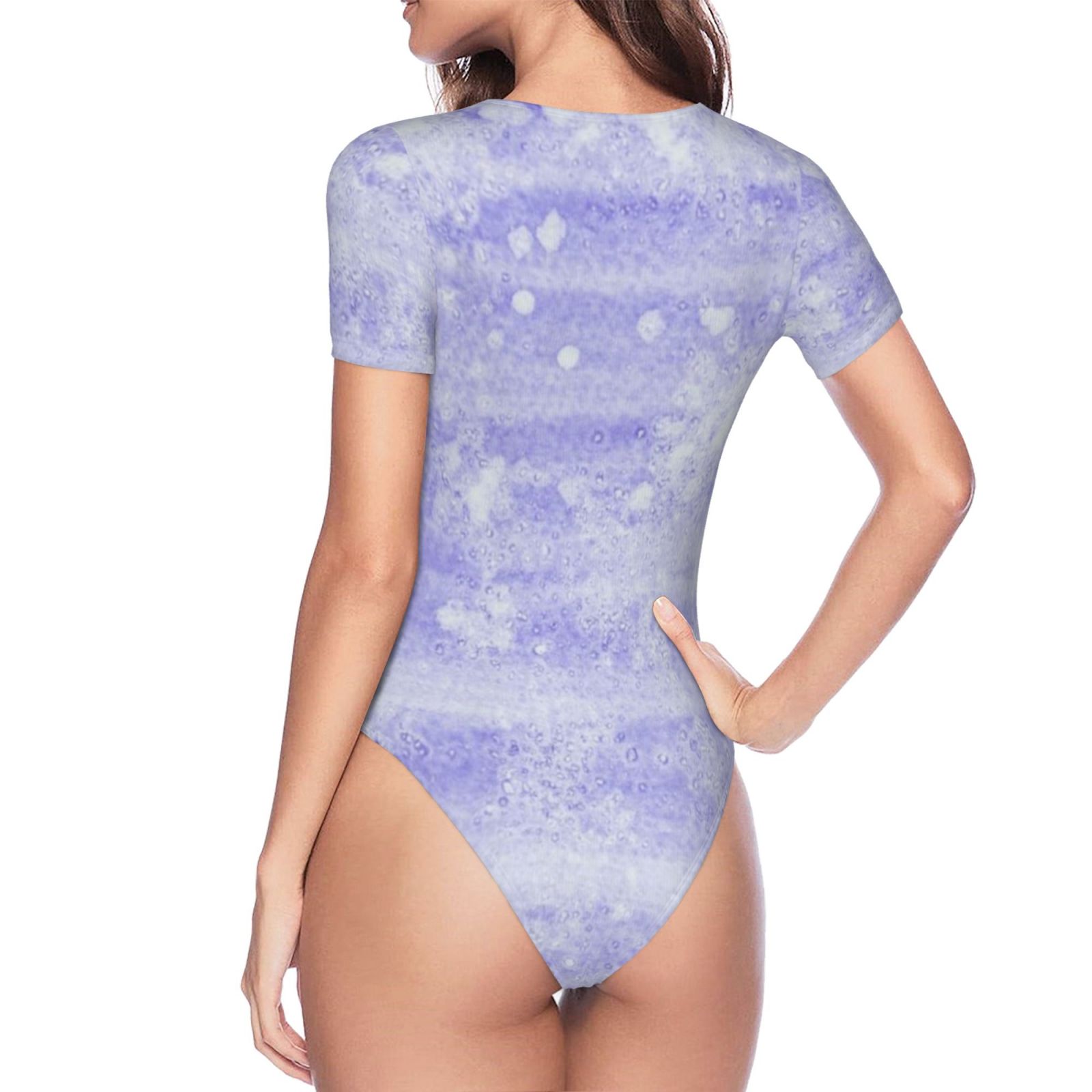 Women's Short Sleeve Round Neck Bodysuit