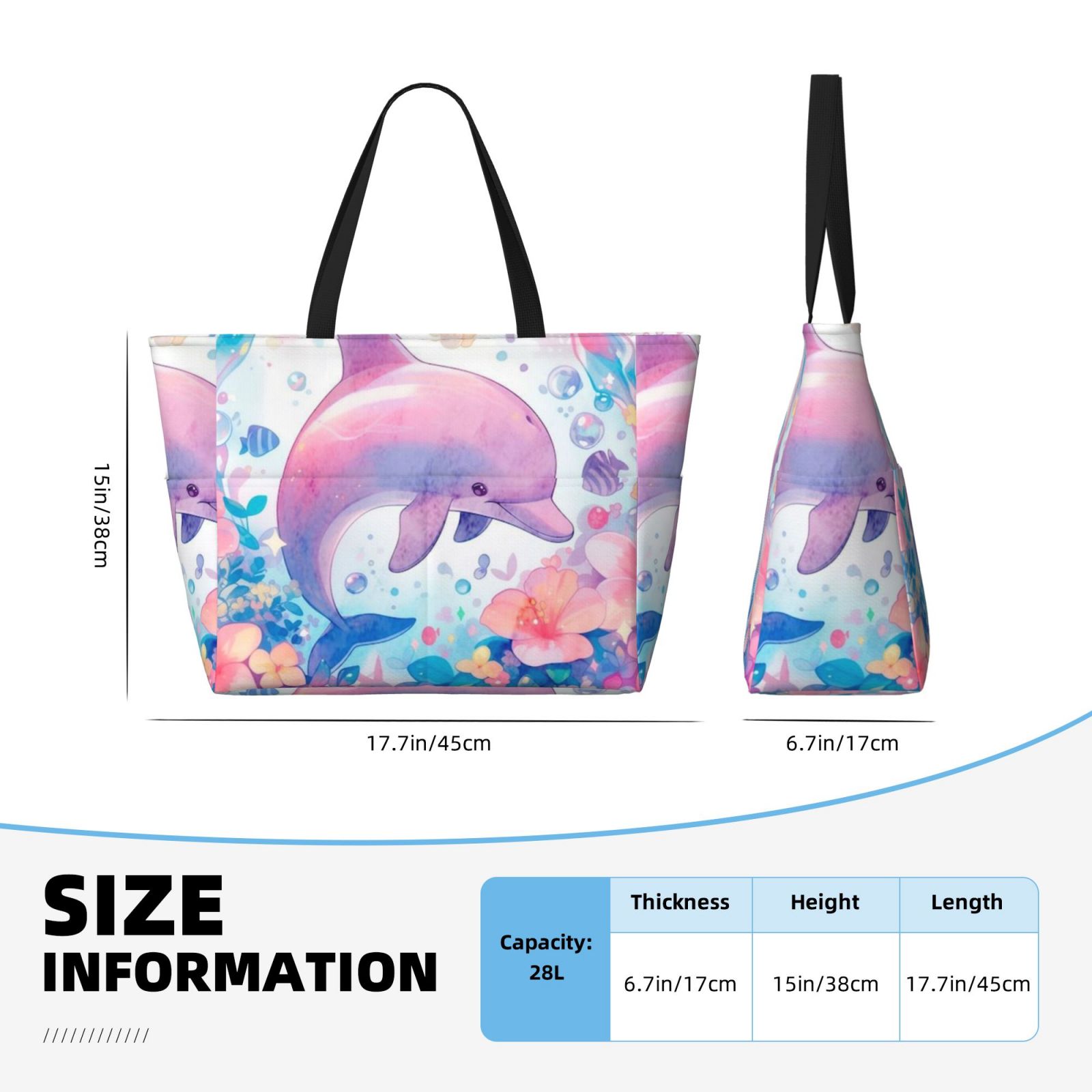 Large capacity beach travel bag