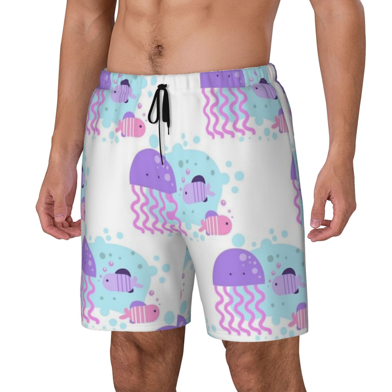 Men's Double Layer Swim Trunks
